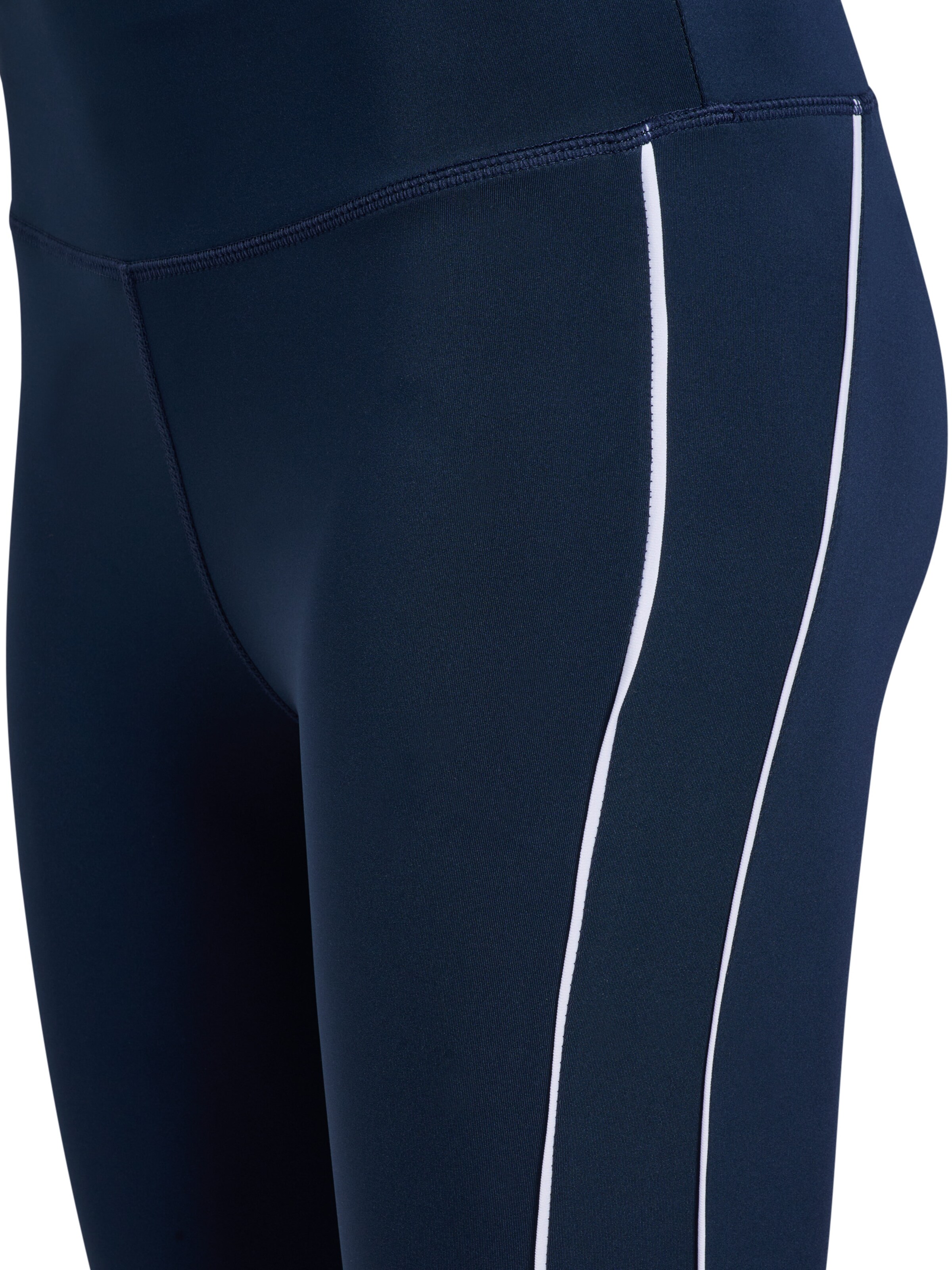 Hummel Skinny Sportbroek in Blauw
