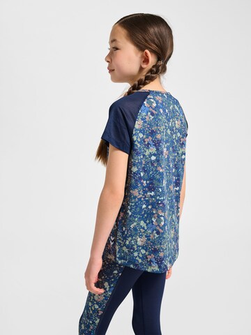 T-Shirt fonctionnel 'Mix' Hummel en bleu