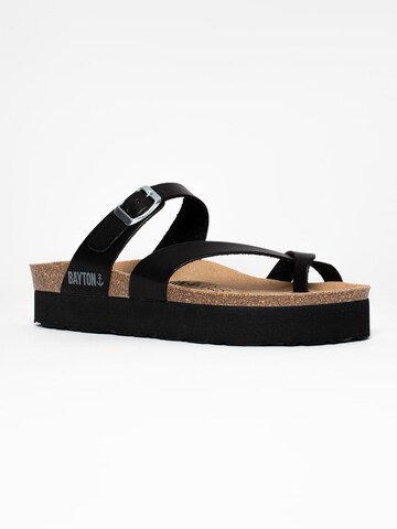 Bayton T-Bar Sandals 'Andromac' in Black