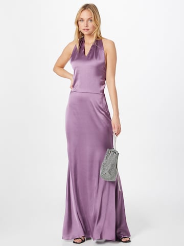 Maya Deluxe Evening Dress 'TWIST' in Purple