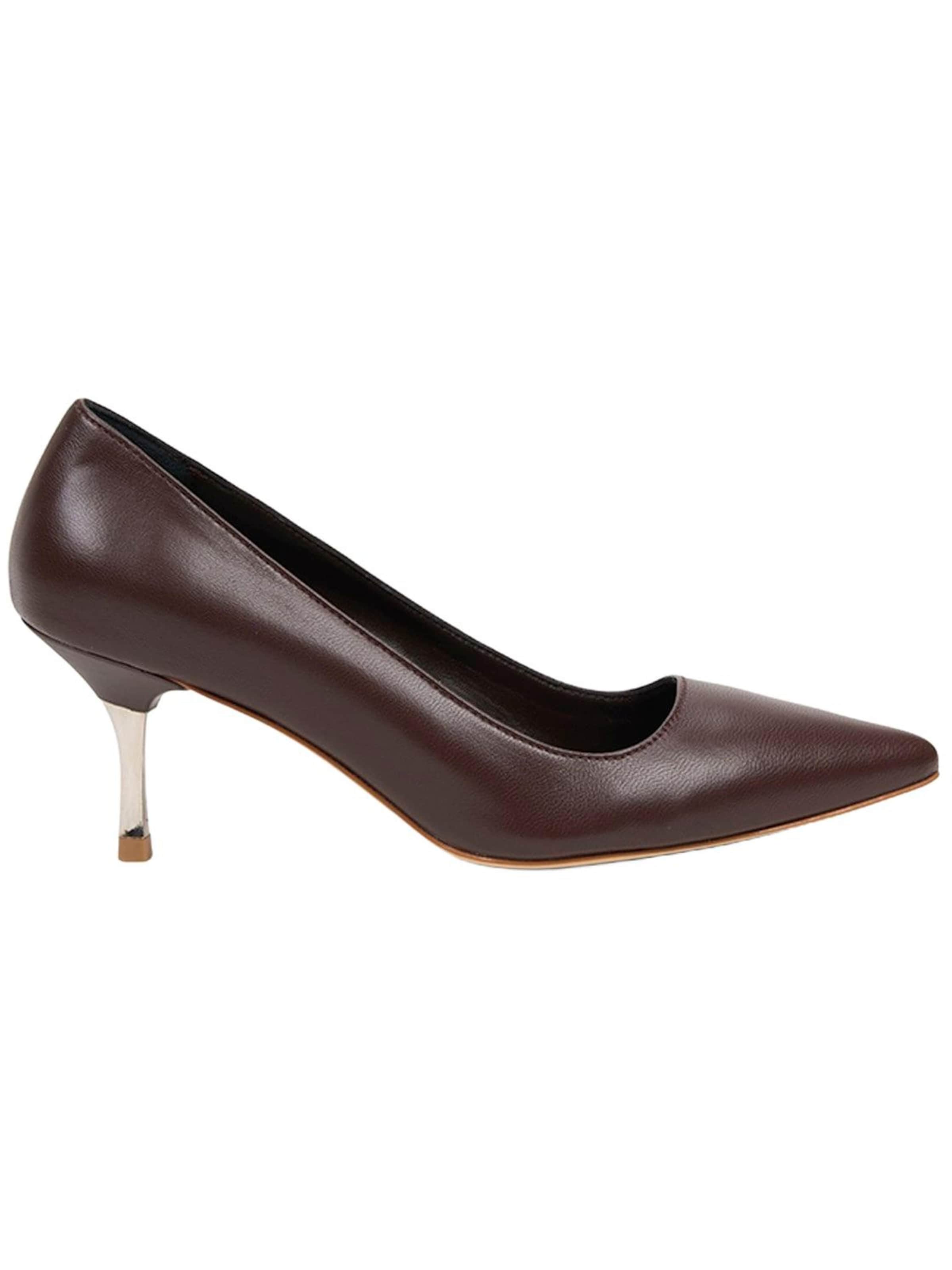 Desa - Zapatos destalonado 'Pumps' en marrón