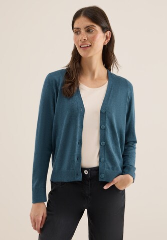 CECIL Knit Cardigan in Blue: front
