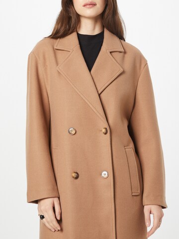 Warehouse Between-seasons coat in Beige