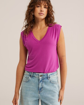 WE Fashion Топ в розово: отпред