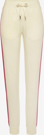 VIVANCE Pantalon en crème / rose / rouge, Vue avec produit