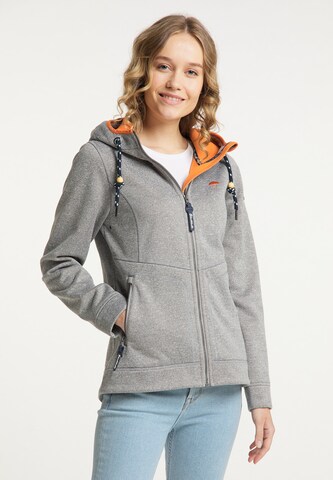 Schmuddelwedda Between-Season Jacket in Grey: front