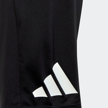 ADIDAS SPORTSWEAR Regularen Športne hlače 'Train Essentials Aeroready Logo -Fit' | črna barva