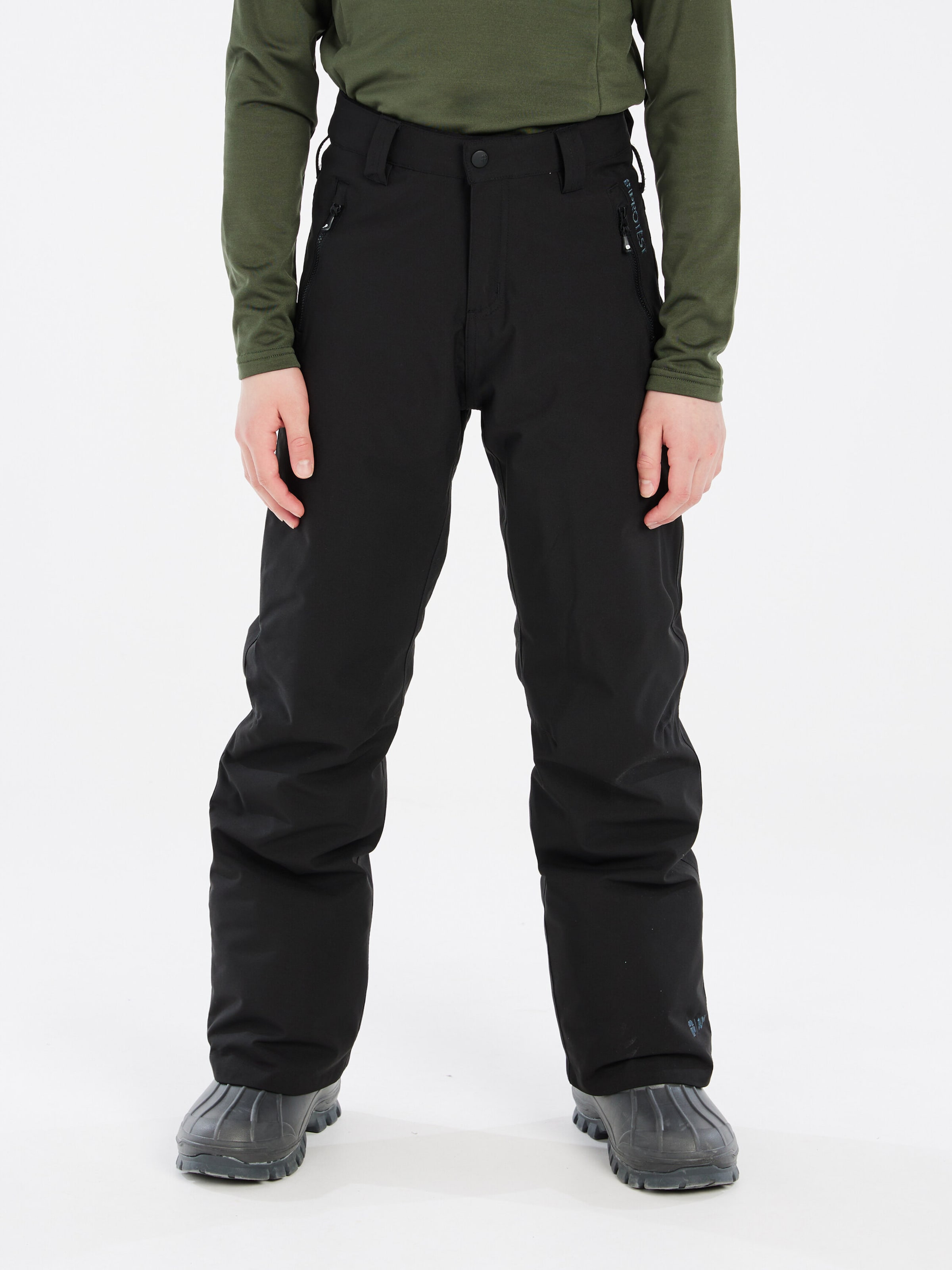 PROTEST Regular Workout Pants 'PRTSTERIO JR' in Black