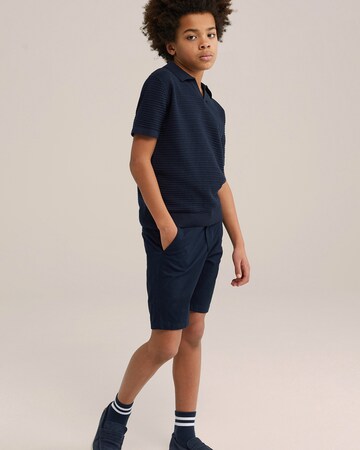 T-Shirt WE Fashion en bleu