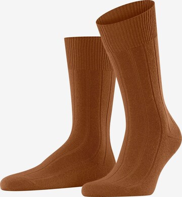 FALKE Socken 'Lhasa Rib' in Braun: Vorderseite