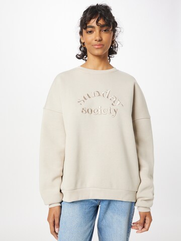 Misspap Sweatshirt in Grey: front