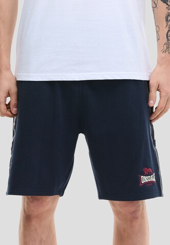 regular Pantaloni 'Satley' di LONSDALE in blu: frontale