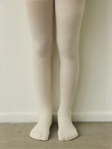 Penti Panty's 'PENTI Mädchen Pretty Baumwollstrumpfhose' in Wit: voorkant