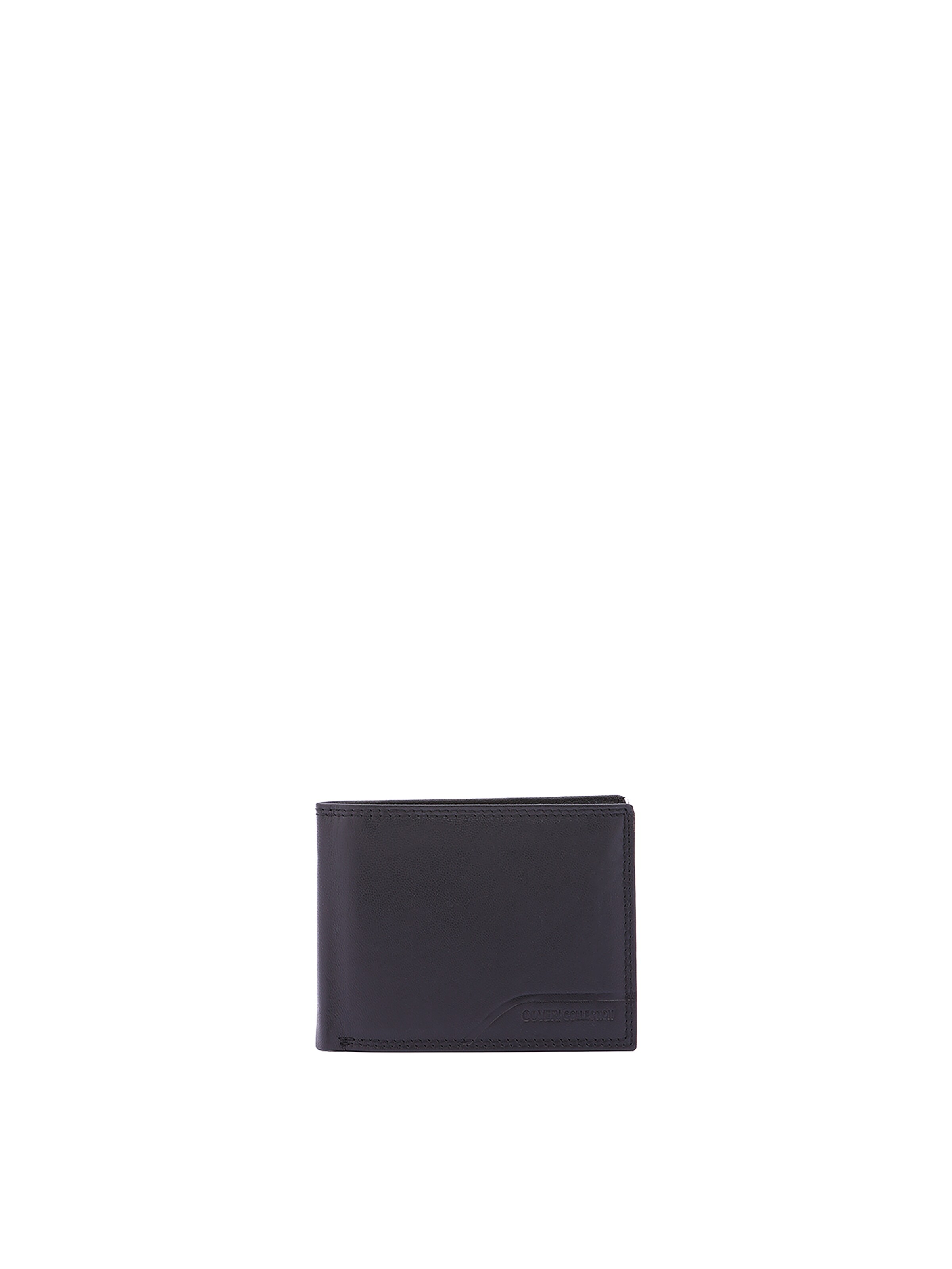 Portamonete di Coveri Collection in nero: frontale