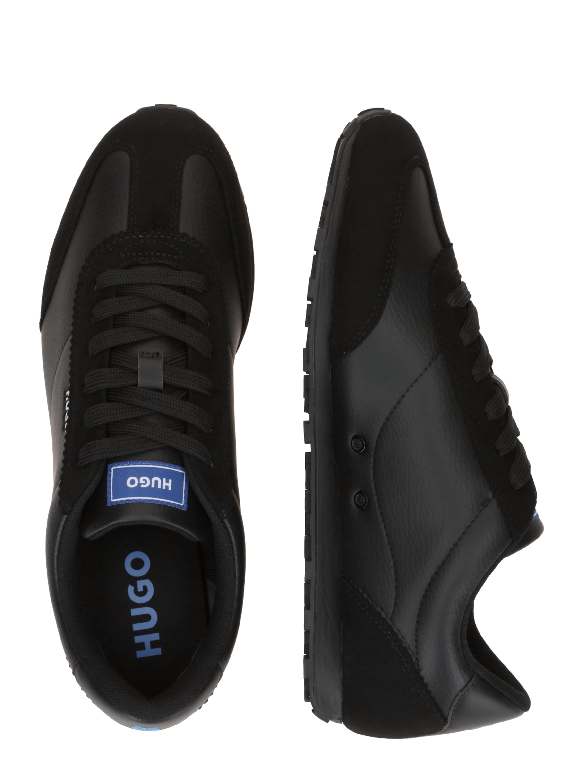 HUGO Rövid szárú sportcipők 'Jared' - fekete