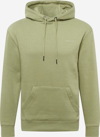 BLEND Sweatshirt 'Naftali' in Groen: voorkant