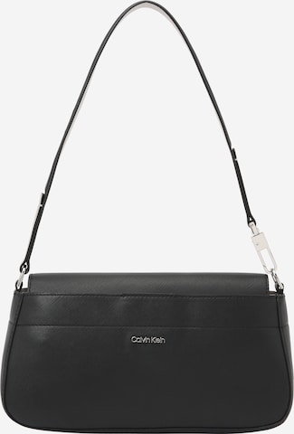 Borsa a spalla 'Business' di Calvin Klein in nero: frontale