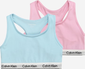 Regular Sutien de la Calvin Klein Underwear pe albastru: față