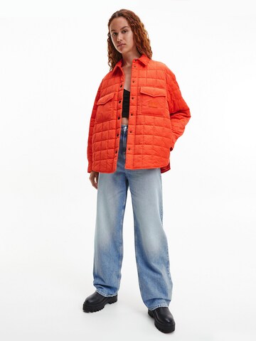 Calvin Klein Jeans Between-Season Jacket in Orange