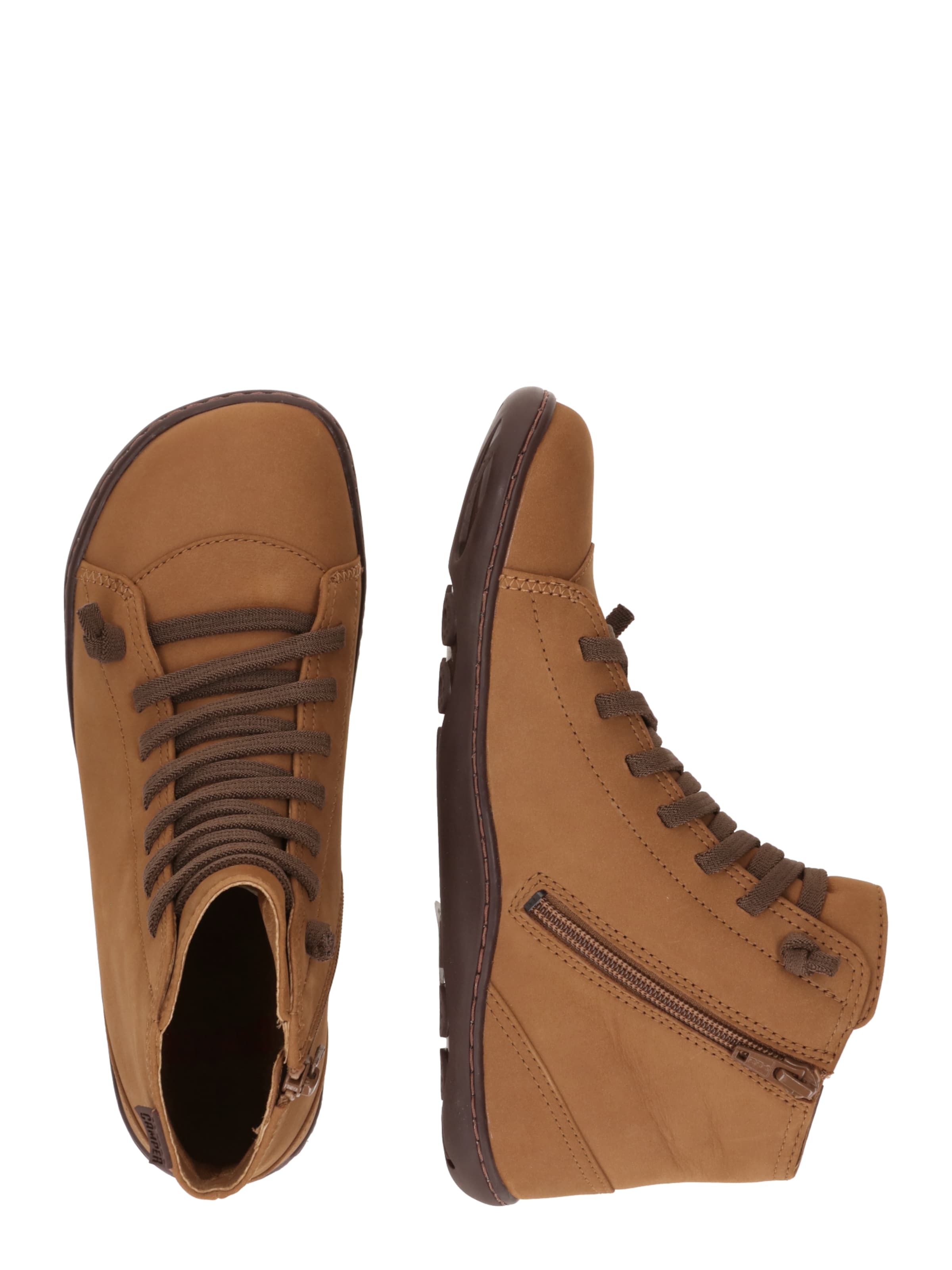 CAMPER Ботинки на шнуровке 'Peu Cami' в Коричневый