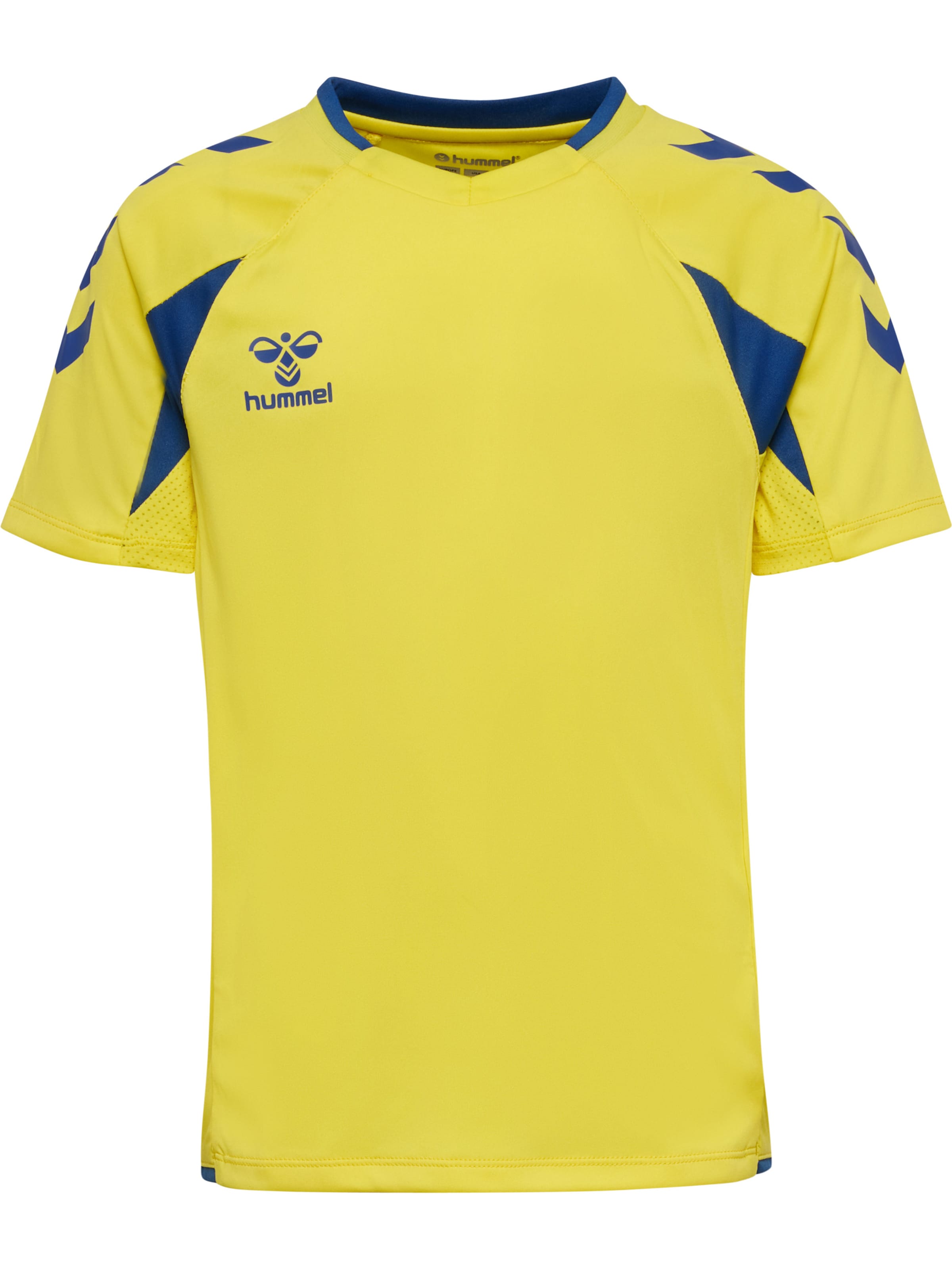 Hummel Functioneel shirt in Geel: voorkant