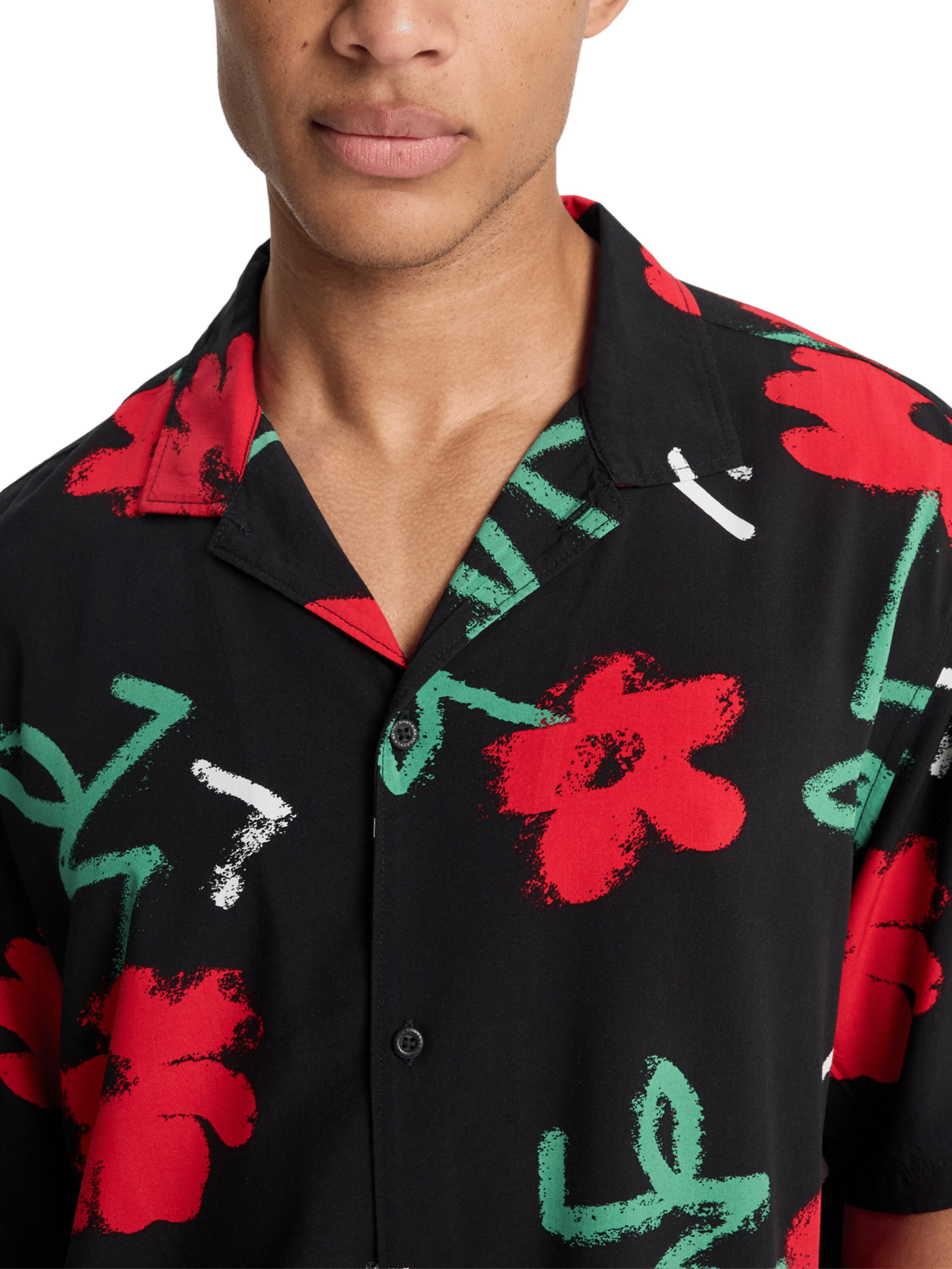 QUIKSILVER Comfort Fit Hemd in Schwarz