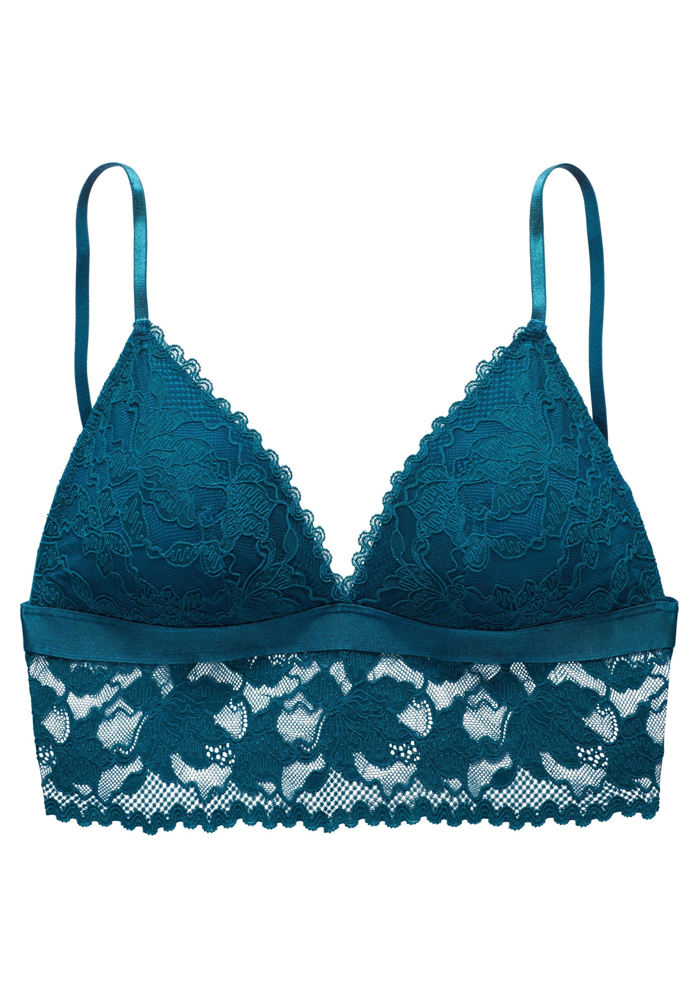 LASCANA - Bustier Sujetador en verde: frente