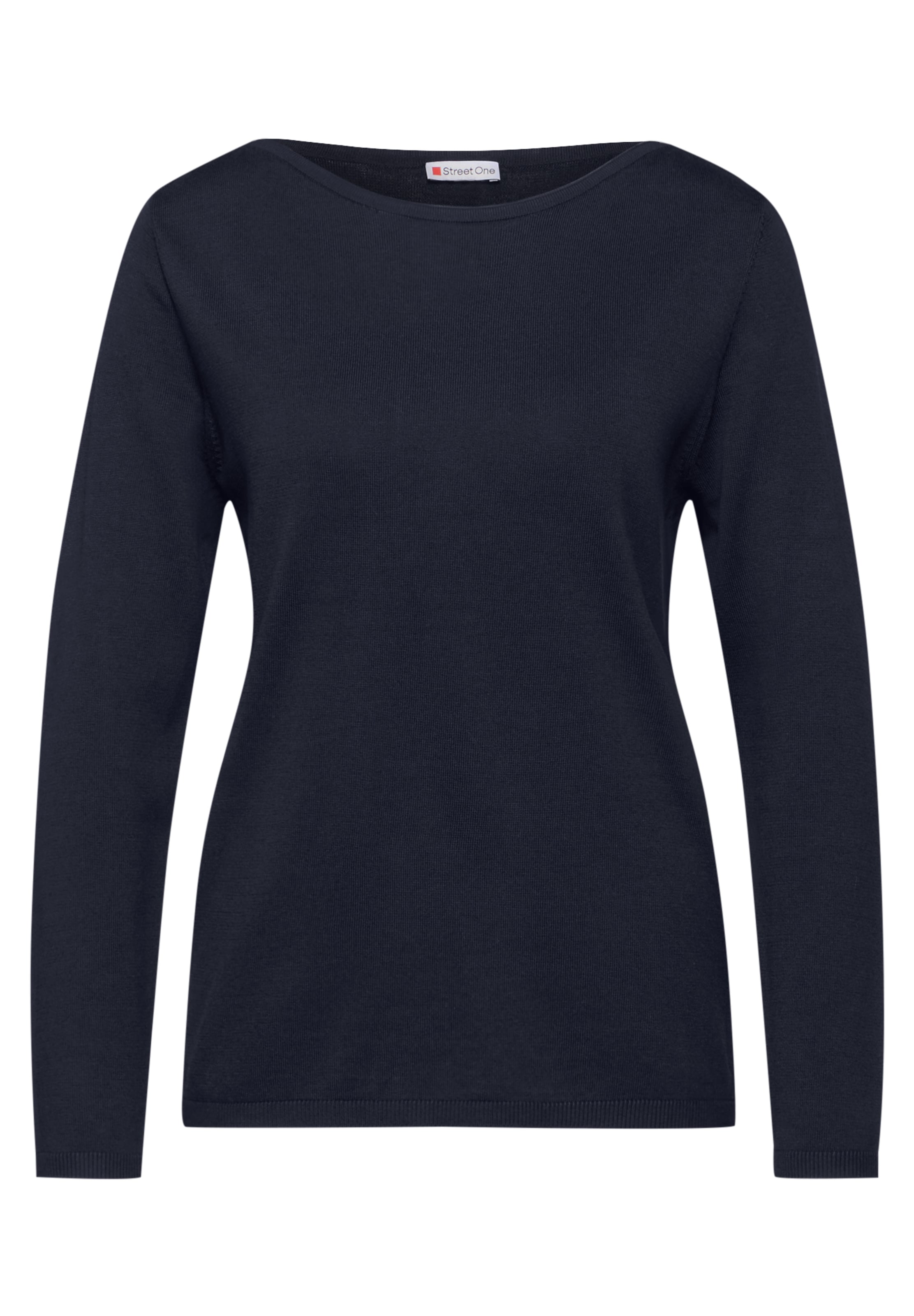 STREET ONE Strickpullover in Blau: Vorderseite