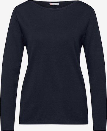 STREET ONE Strickpullover in Blau: Vorderseite