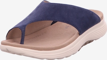 GABOR T-bar sandals in Beige: front