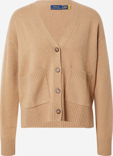 Kardiganas iš Polo Ralph Lauren, spalva – kupranugario / balta, Prekių apžvalga