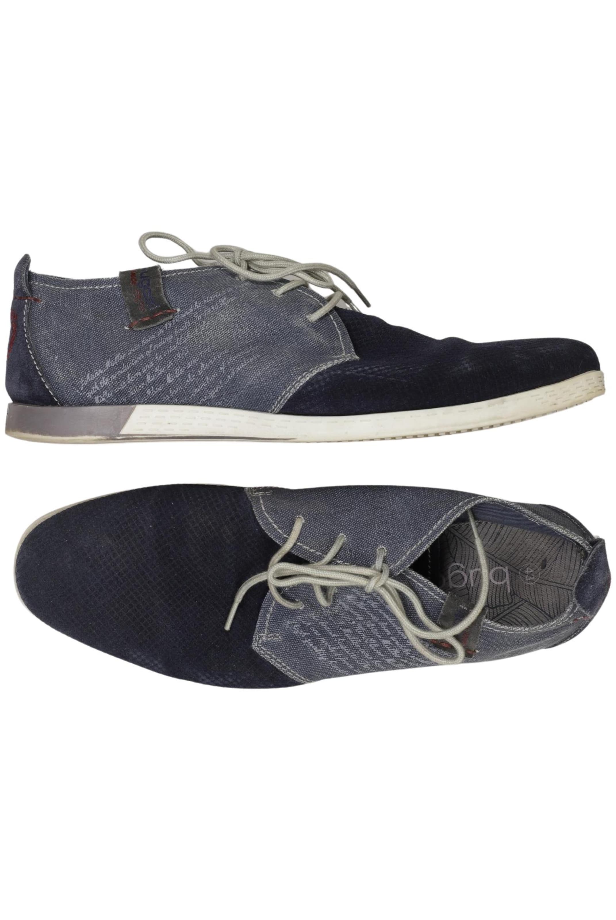 bugatti Halbschuh 43 in Blau: Vorderseite