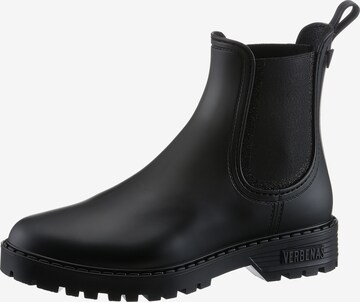 VERBENAS Chelsea Boots in Black: front