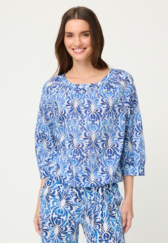 Olsen Bluse in Blau: Vorderseite