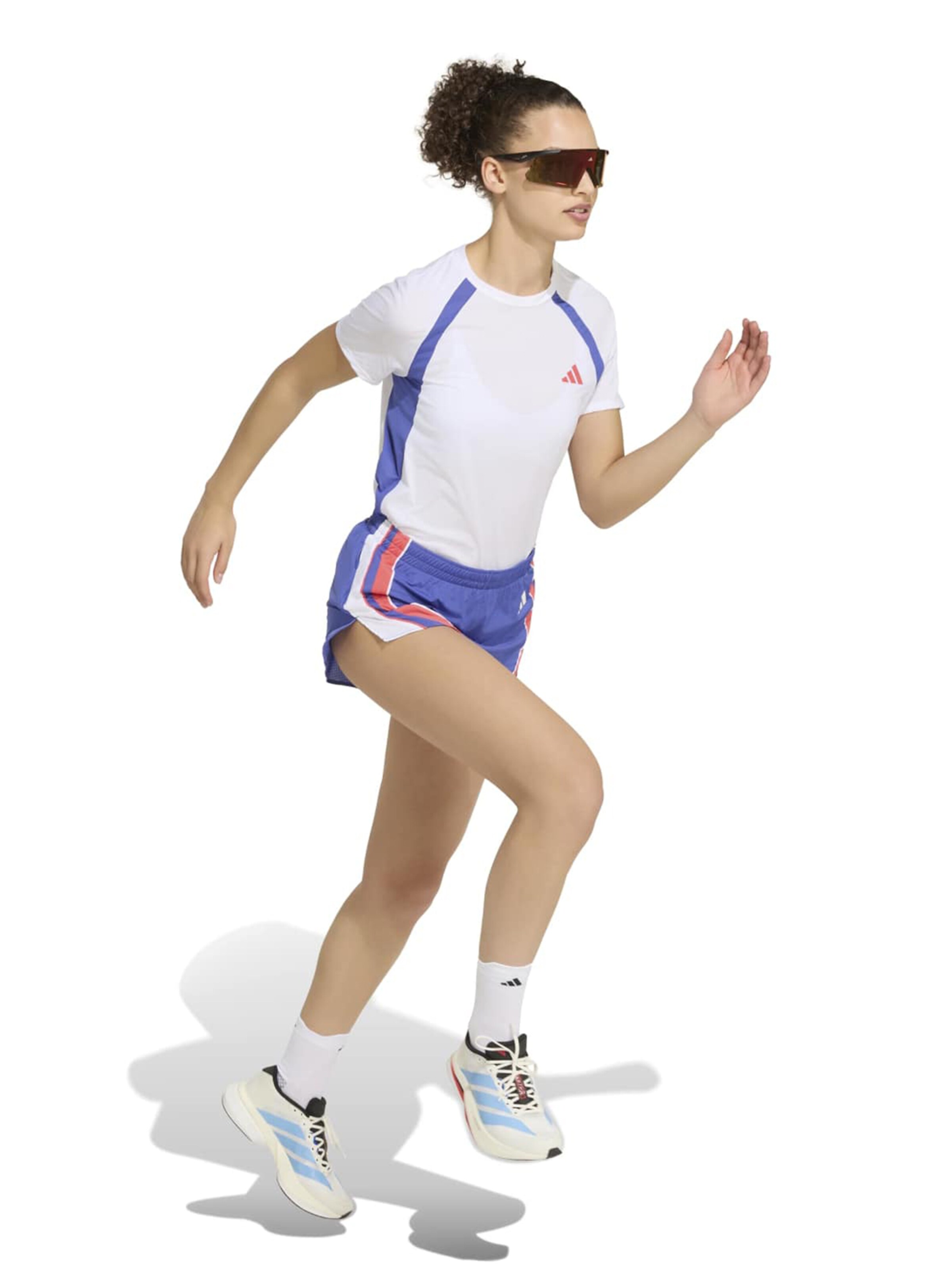 ADIDAS PERFORMANCE - Camiseta funcional 'ADIZERO' en blanco