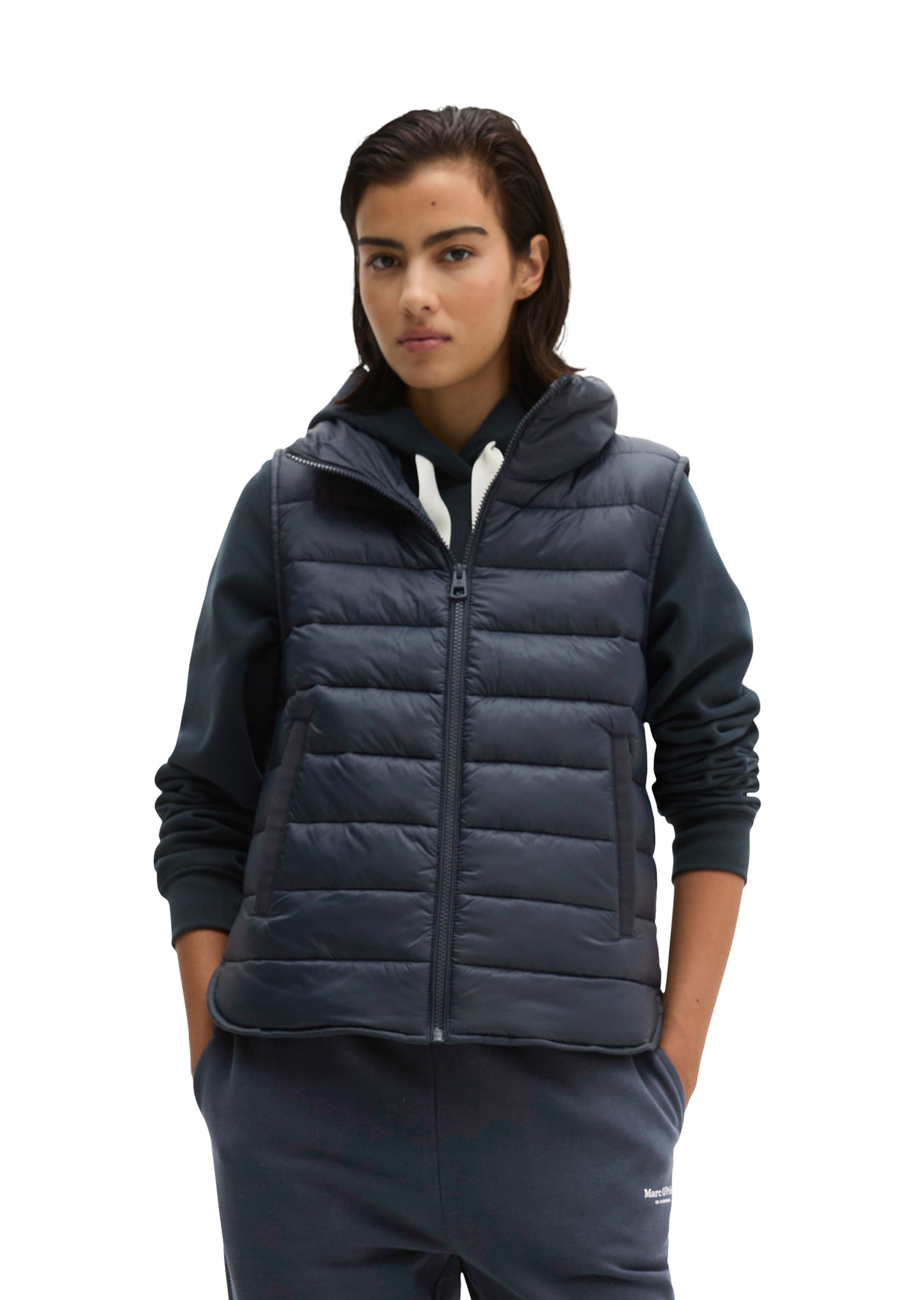 Marc O'Polo Vest in Blue: front