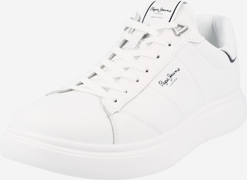 Pepe Jeans Sneakers laag 'Eaton Part' in Wit: voorkant