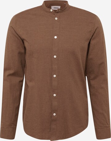 minimum Regular fit Button Up Shirt 'ANHOLT' in Brown: front