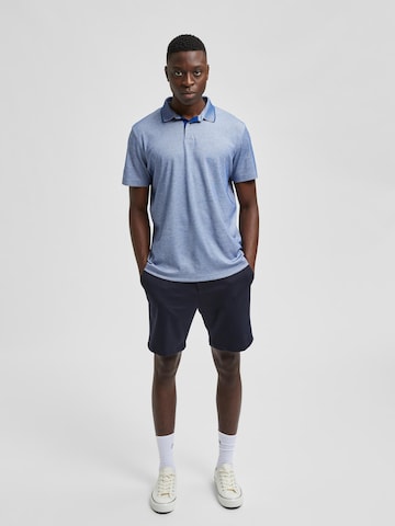 SELECTED HOMME - Camiseta 'Leroy' en azul