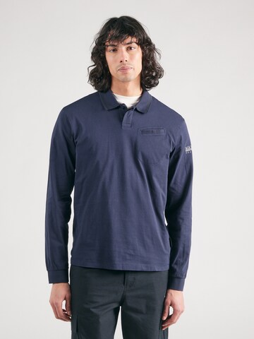 NAPAPIJRI Poloshirt 'MELVILLE' in Blau: Vorderseite