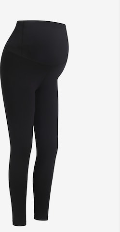 cfab (formerly creamy fabrics) - Leggings 'Seamless Umstandsleggings mit hohem Bund' en negro: frente