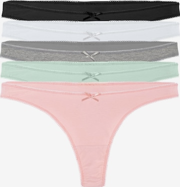 Yenita String in Grijs: voorkant