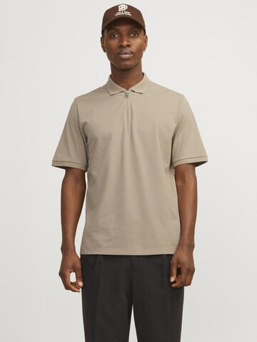 JACK & JONES Poloshirt 'Mac' in Beige: predná strana