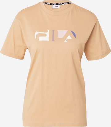 Tricou 'BRENK' de la FILA pe maro: față