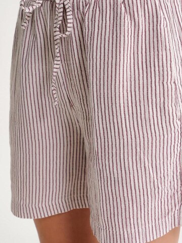 Wide leg Pantaloni di MixRay in rosso