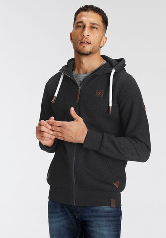 AJC Sweatjacke in Grau: Vorderseite