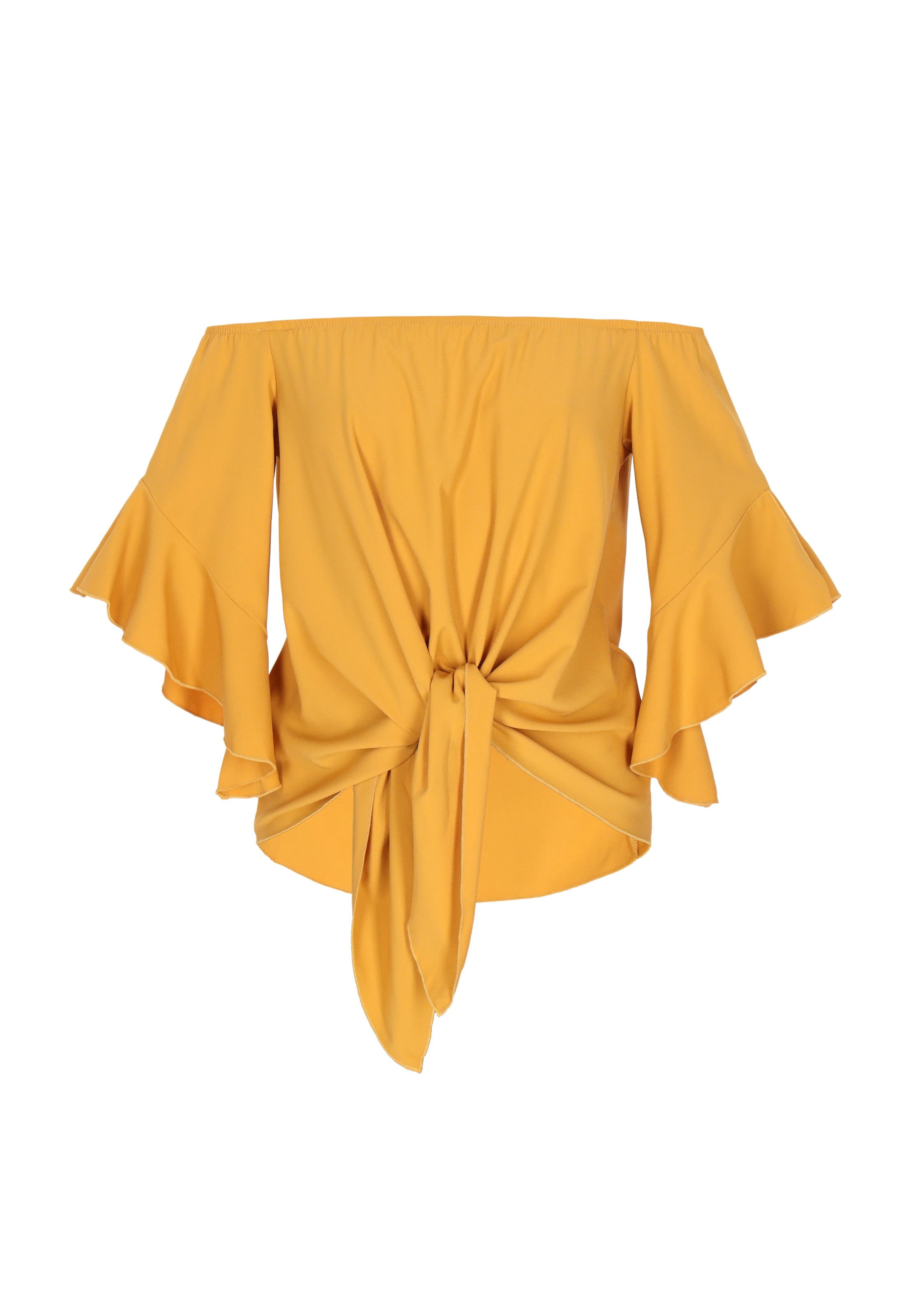 IDONY - Blusa em amarelo: frente