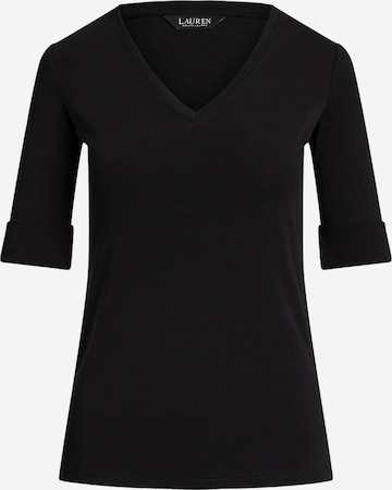 Lauren Ralph Lauren Тениска в черно: отпред