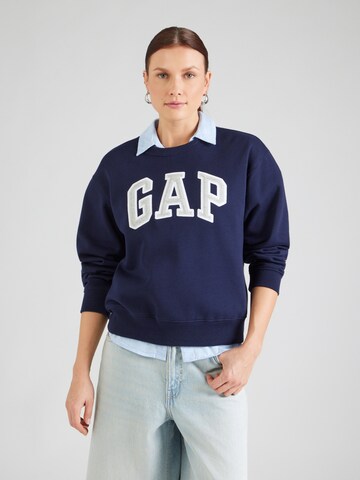 GAP Sweatshirt 'HERITAGE' in Blau: Vorderseite