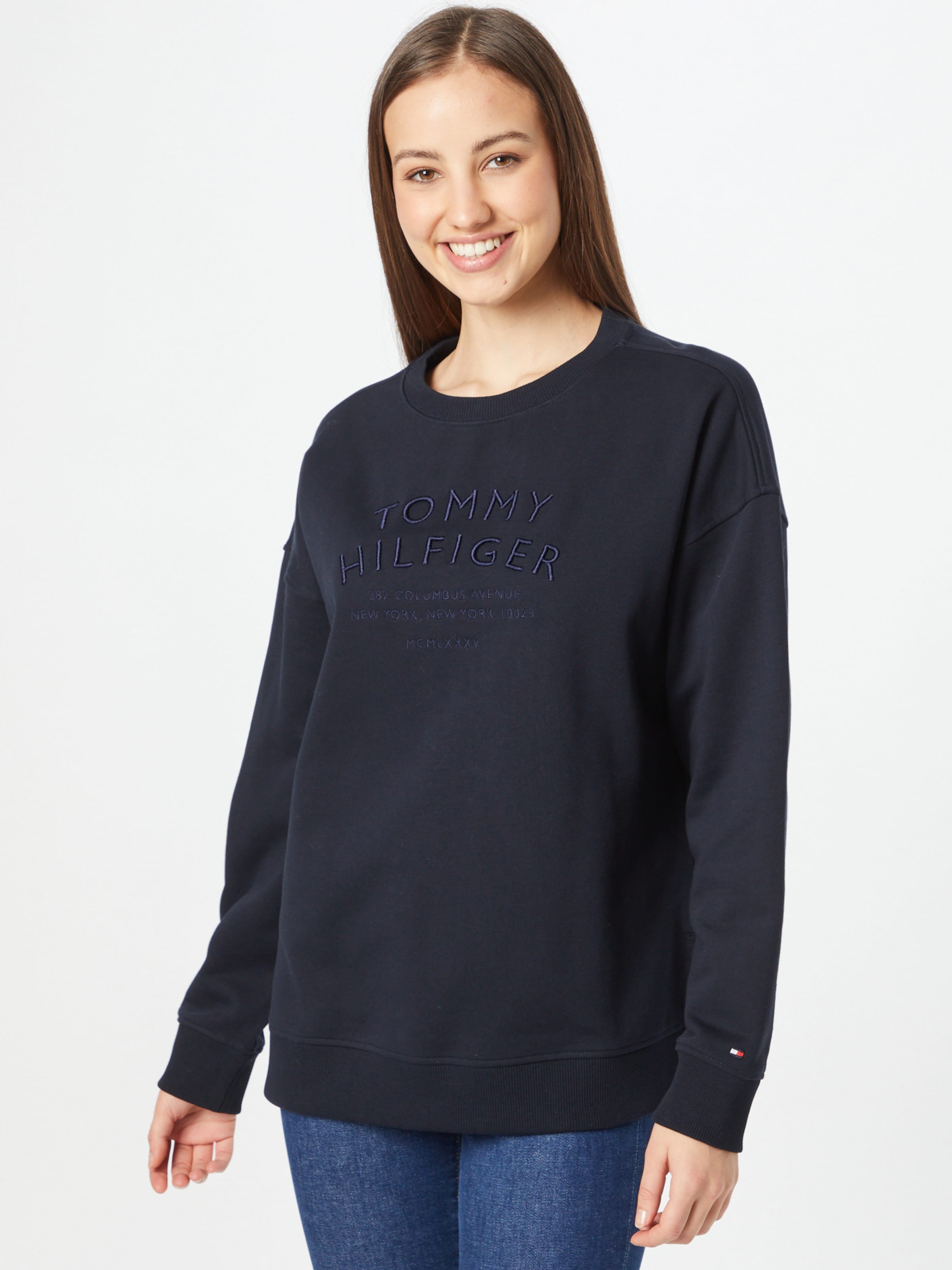 tommy hilfiger sweater dames blauw